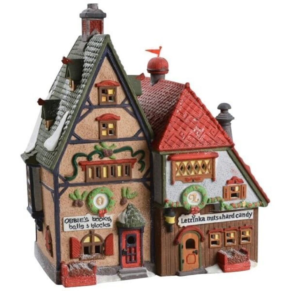 Department 56 Obbie's Books & Letrinka's Candy